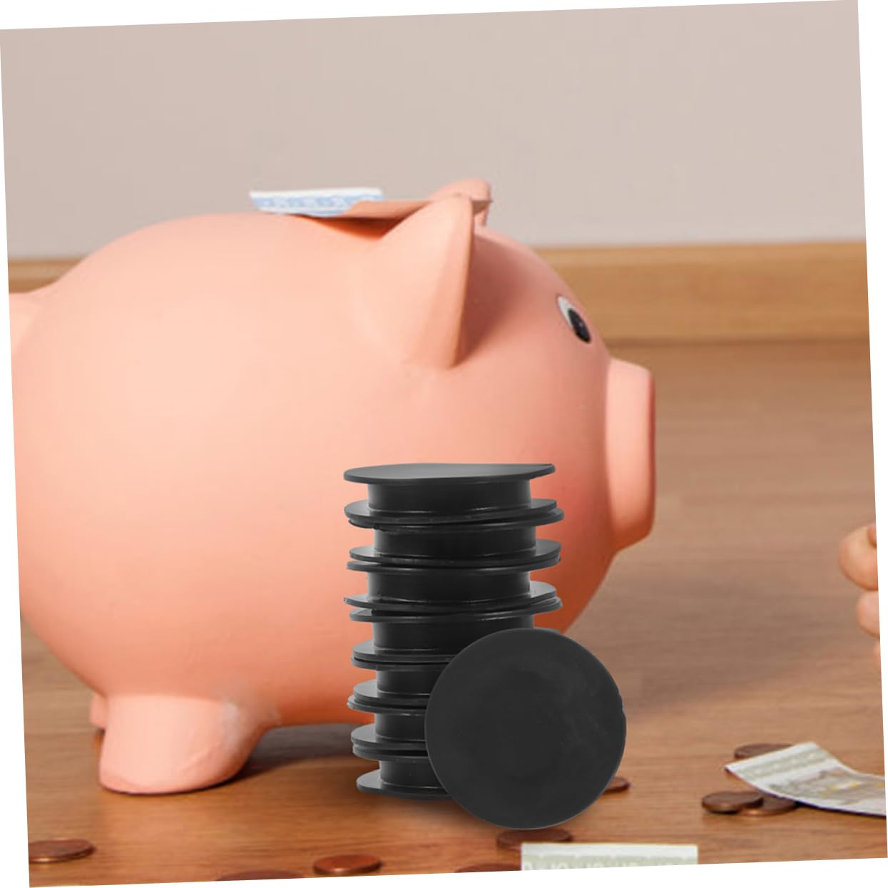 Tappi Gomma Salvadanaio 100 Pz - Chiusura Per Scatole Risparmio E Statuette In Gesso