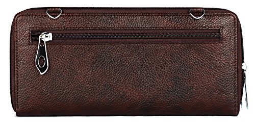 THE-CLOWNFISH-Dark-Brown-Womens-Wallet