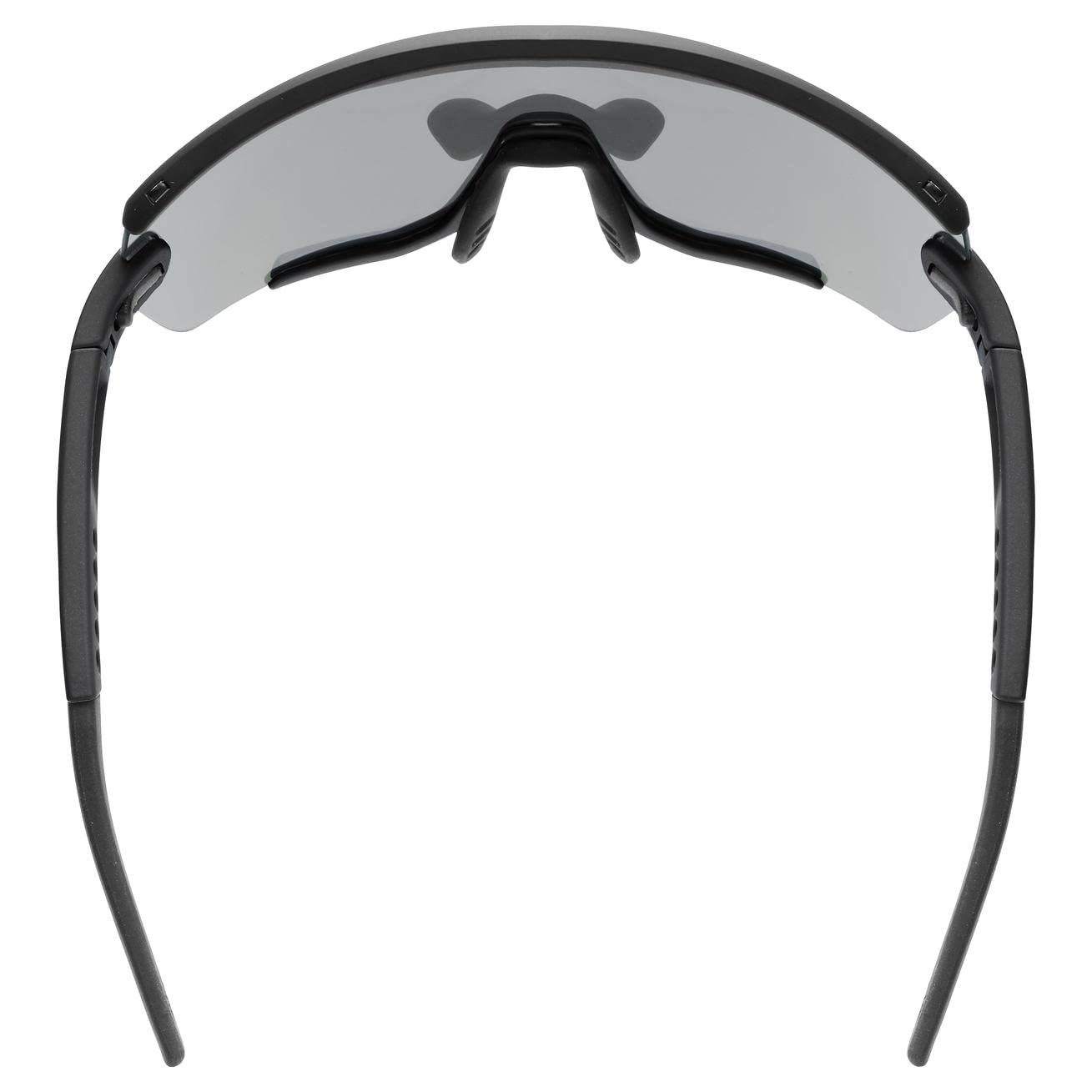 uvex sportstyle 236, okulary sportowe unisex-dorosły, black matt/mirror silver, one size