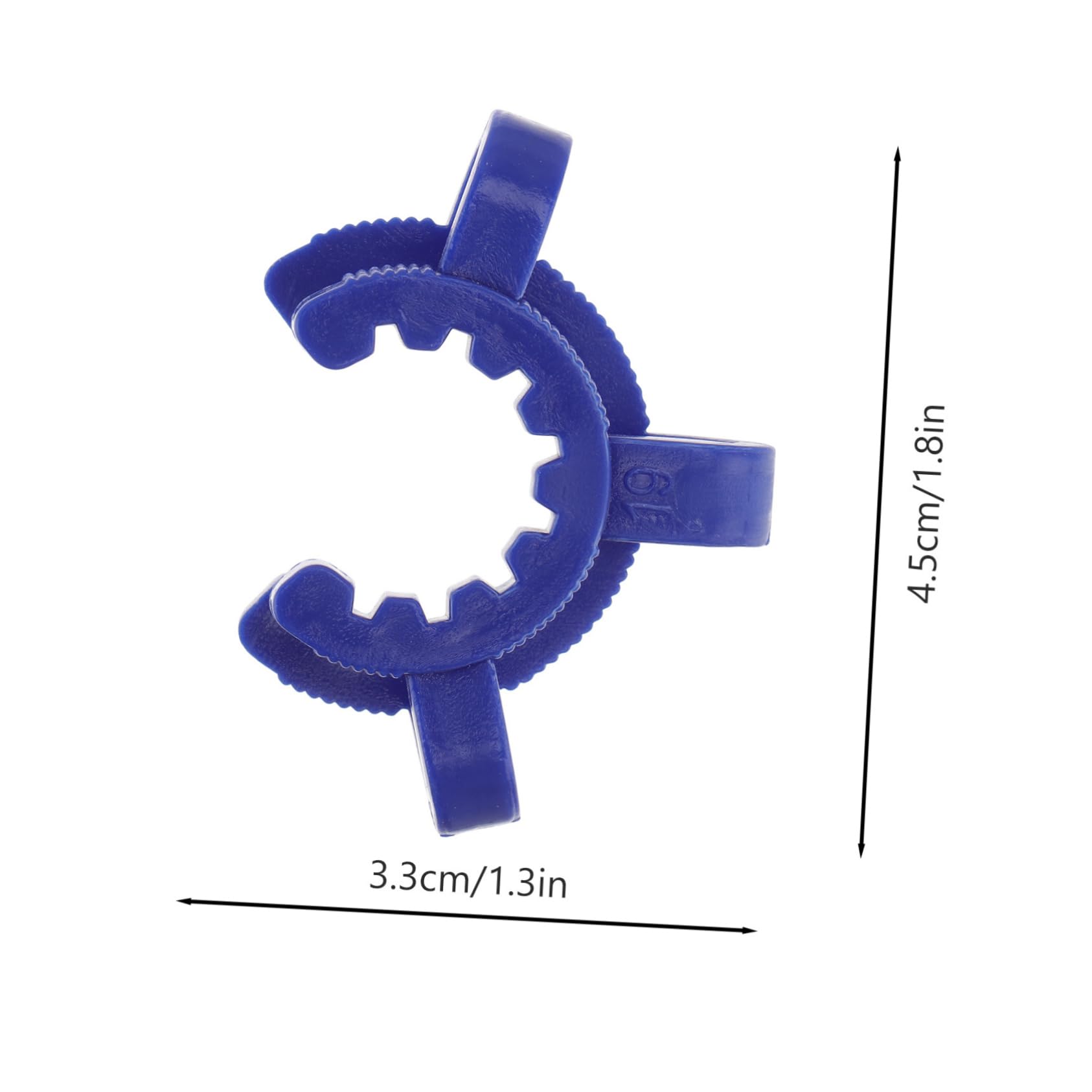 NAMOARLY 12pcs Plastic Labs for Glass Taper Joints Strong Holding Force Clamp Laboratory Random