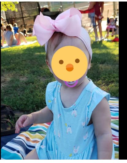 CellElection 20PCS Baby Girls Soft Nylon Headbands 6Inch Big Bows Elastic Nylon Hairbands Hair Accessories for Newborns Infants Toddlers Kids… thumbnail