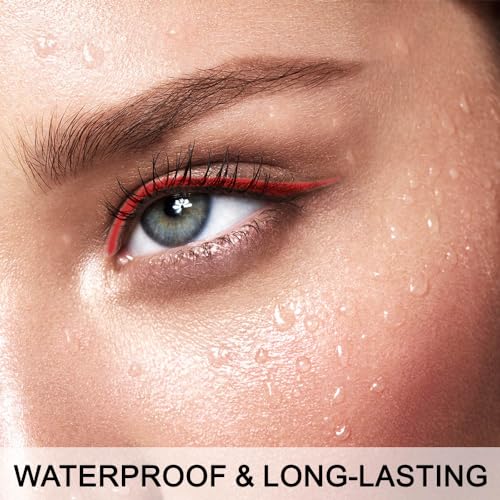 Evpct 1Pcs Red Color Gel Glitter Eyeliner Pencils Set For Women Waterline Waterproof Smudge Proof Lapiz De Ojos Delineador De Ojos Contra El Agua Eye Liner Makeup thumb #3