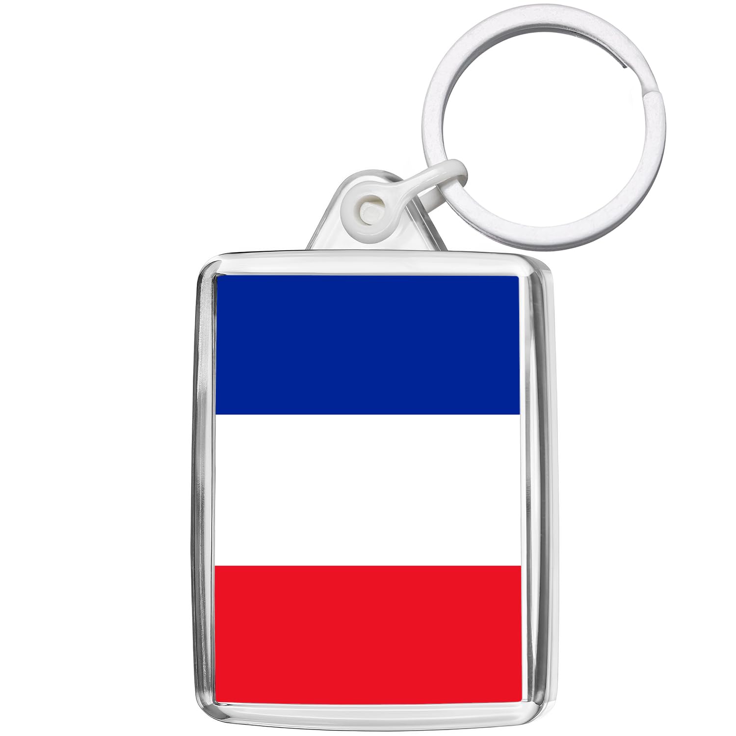 Pixly® France Flag Keyring Key Fob Country Keychain Keepsake French Souvenir Gift