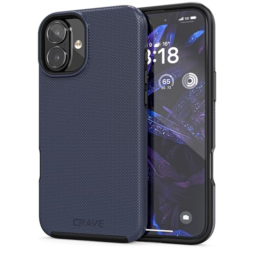 Image of Crave Dual Guard Compatible with iPhone 16 Plus Case, Compatible with MagSafe Shockproof Protection Dual Layer Case for Apple iPhone 16 Plus (6.7 inch) - Navy