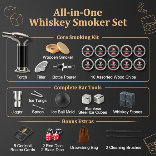 Whiskey Advent Calendar 24 Day Bourbon Smoker Infuser Kit DROPS TO - image 2