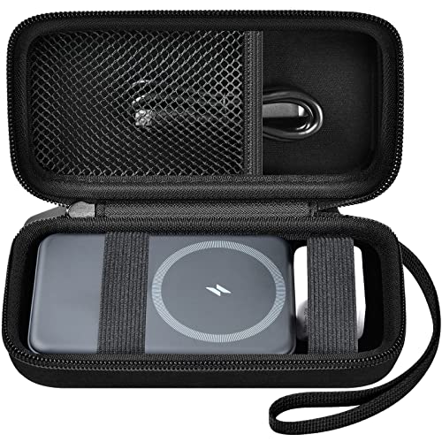 Case-for-Anker-Magnetic-Battery-10000mAh-Foldable-Wireless-Portable-Charger-633622621321-5000mAh-Power-Bank-MagGo-Holder-Storage-for-Baseus-6000mAh-Cell-Phone-Power-Delivery-Case-Only-Black Case for Anker Magnetic Battery 10,000mAh Foldable Wireless Portable Charger, 633/622/621/321 5,000mAh Power Bank (MagGo) Holder, Storage for Baseus 6000mAh Cell Phone Power Delivery -Case Only-Black - Image 1