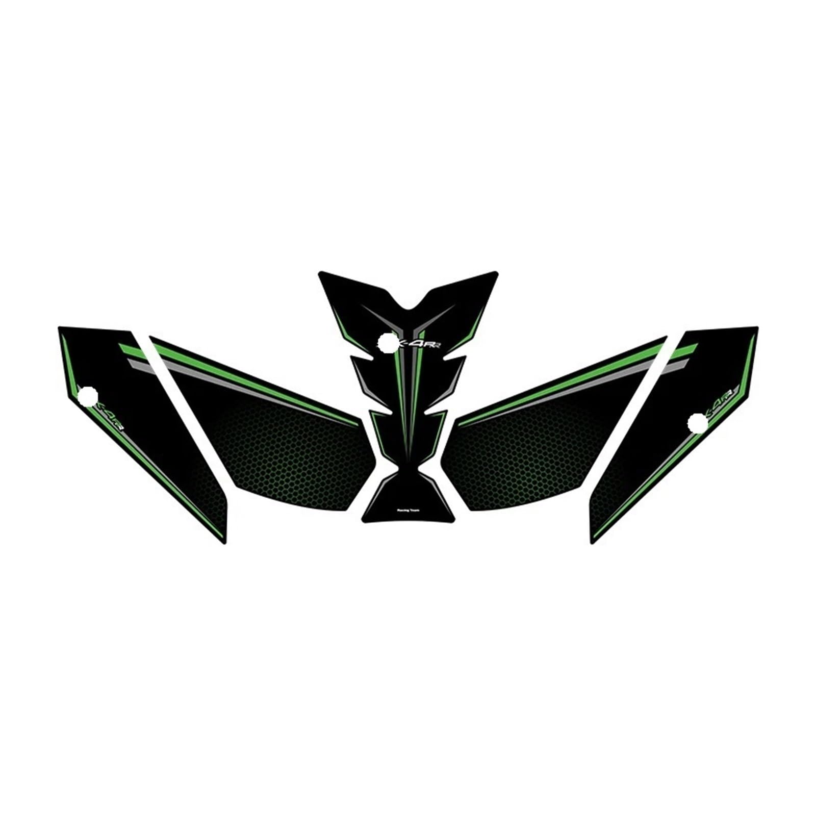 for Kawas&AKI ZX4R 4RR Motorcycle Accessories Gas Fuel Pad Decoration Refit Decals of Fuel Tank Protection Stickers Kits Fuel Tanks Pads