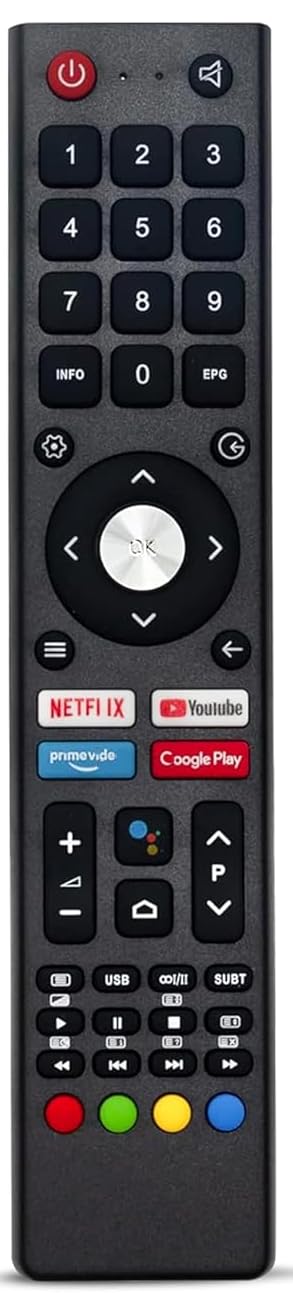 BPL Smart TV Remote Control for BPL Led tv Remote Original 32-D4301 43F-A4300 32H-D6300 43F-A4301 32H-A4300 43U-D4310 32H-D5300 Android HD 4k UHD LED QLED Televisions Non Voice