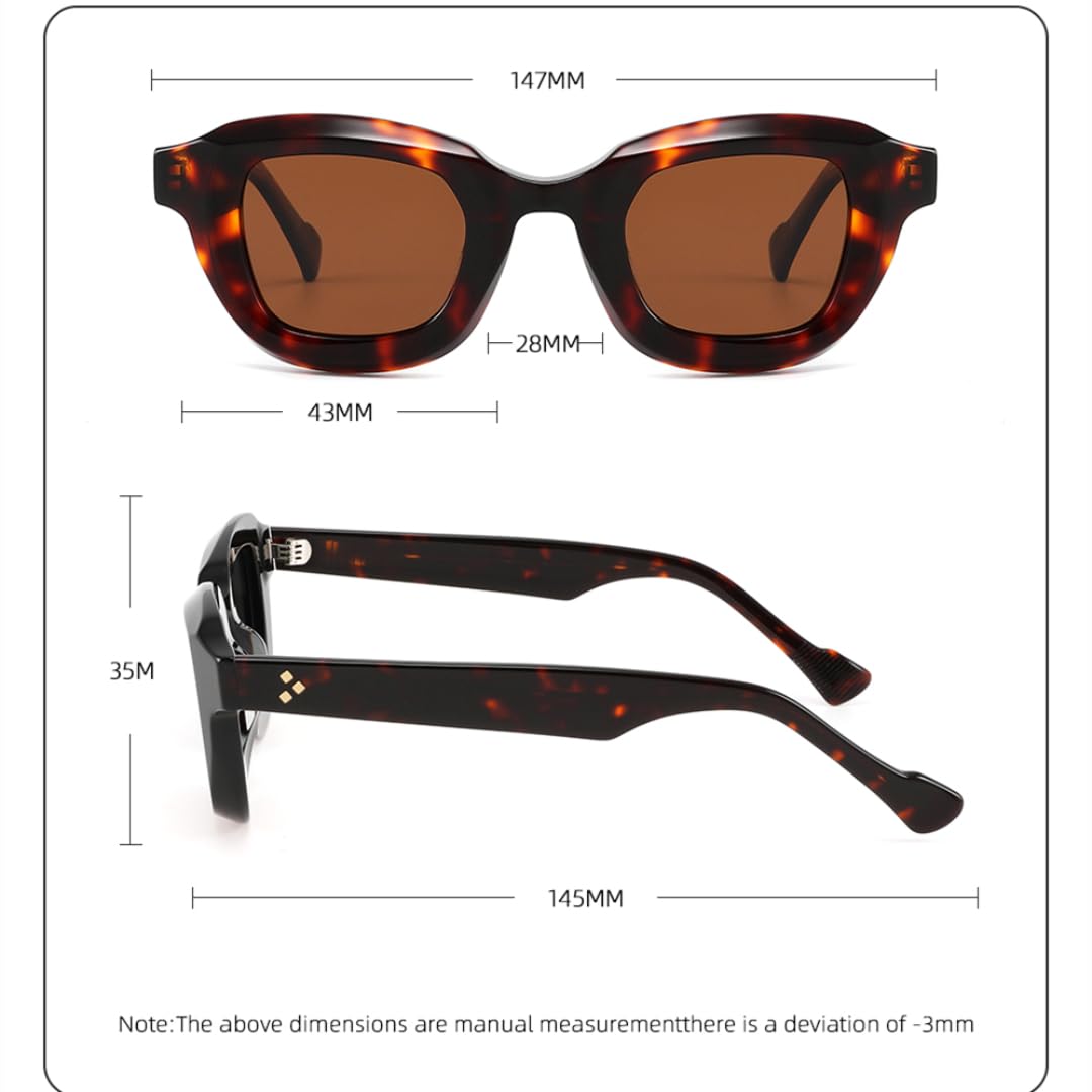 Okulary przeciwsłoneczne vintage z polaryzacją dla mężczyzn i kobiet, oprawki z octanu, modne okulary przeciwsłoneczne retro do jazdy samochodem