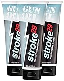 Gun Oil Stroke 29 Masturbation Cream Personal Lubricant (Manual Friction and Thermal Body Energy Transform the Creme Into an Intense Solo Experience Around the 29th Stroke.): Size 3.3 Oz (Pack of 3)