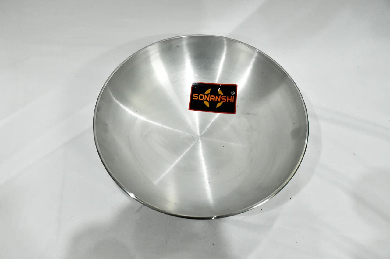 Aluminium Kadai - 10 Inch Frying Pan -3