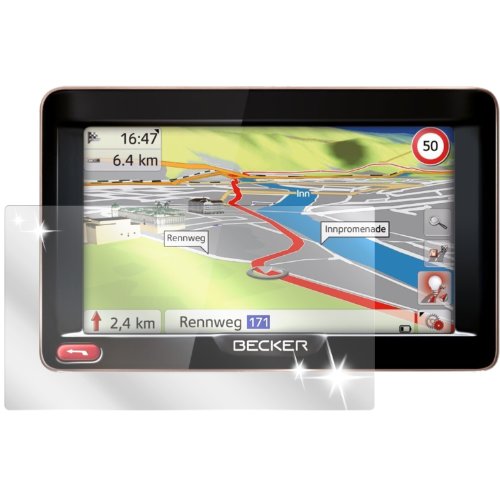 I 2X Pellicola Protettiva Compatibile con Becker Ready 50 di Protezione Cristallo