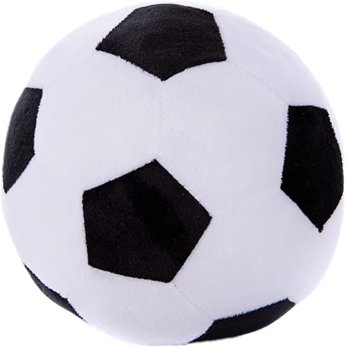Pelotas de fútbol de peluche para niños y bebés, juguete de peluche de fútbol suave de 9 pulgadas