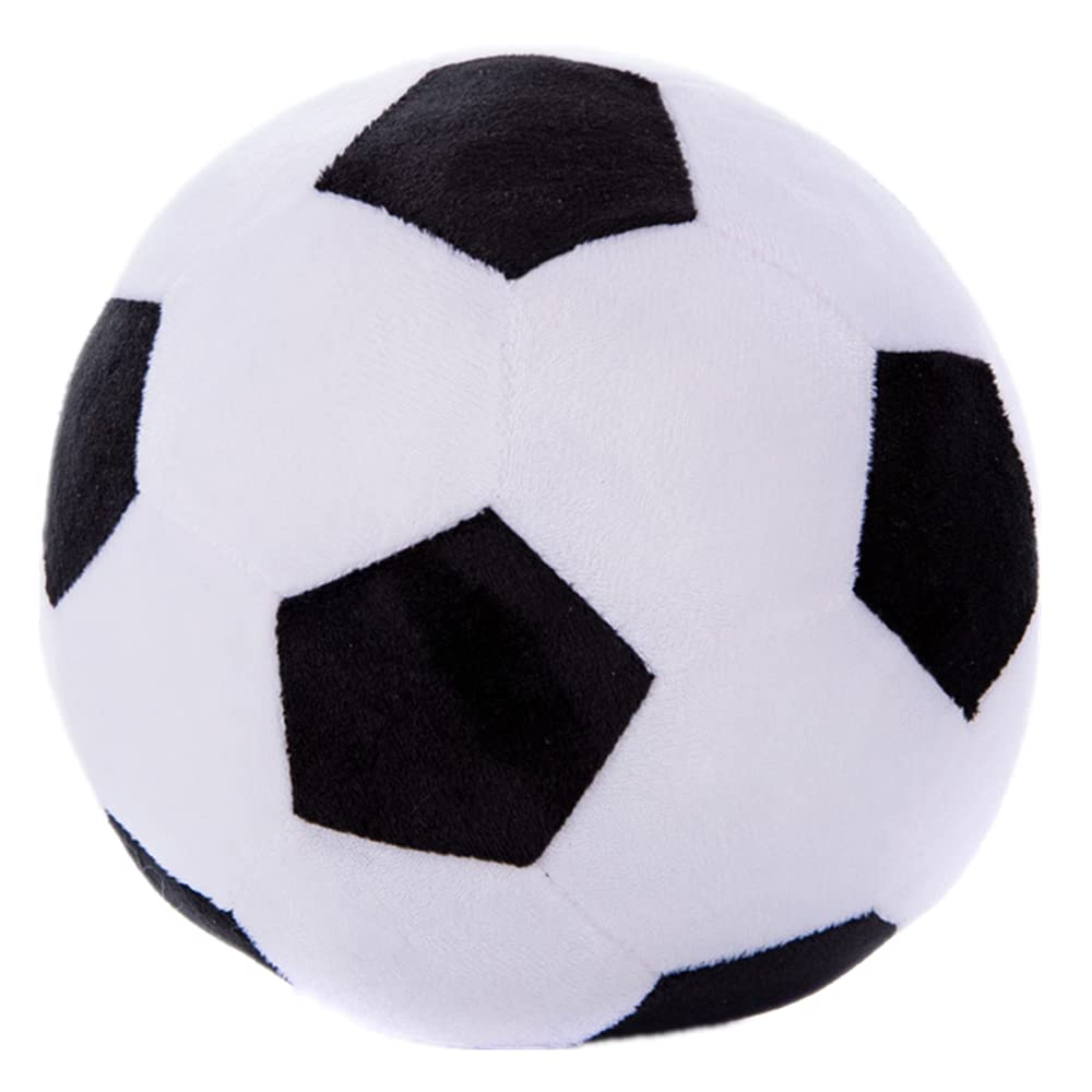 Stuffed Soccer Balls Plush for Kids Boy, Baby, Soft Football Plushie Toy Doll 9"