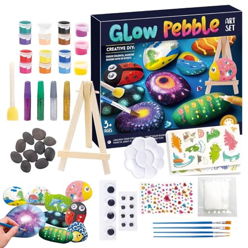 Kit de peinture sur pierres cadeau anniversaire garçon et fille