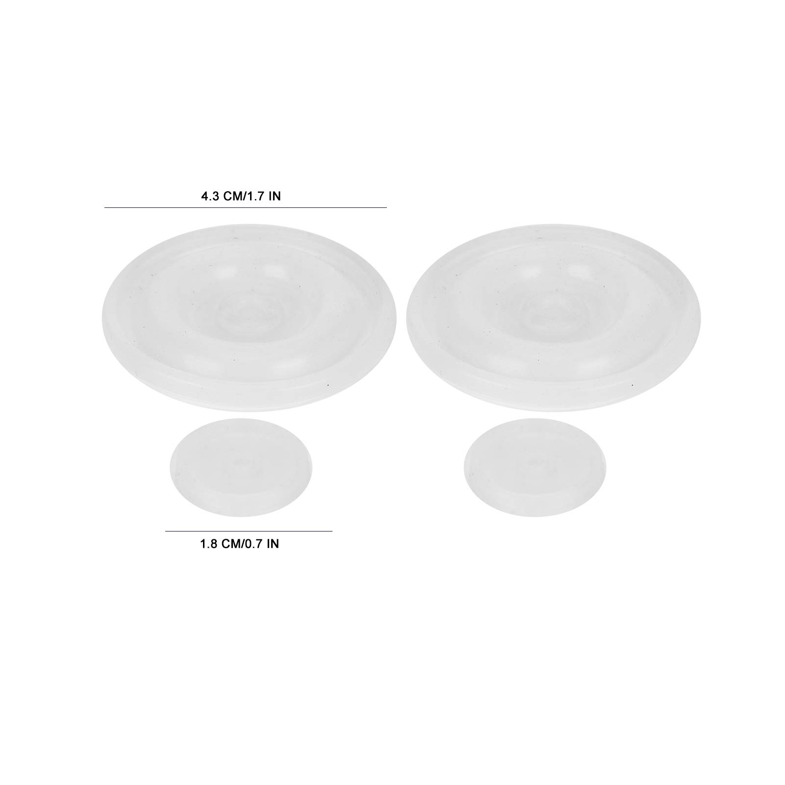 4pcs diafragmas pulsadores de ordeño de vacas de goma para piezas de repuesto de la máquina de ordeño de vacas HL-P07(UNA)
