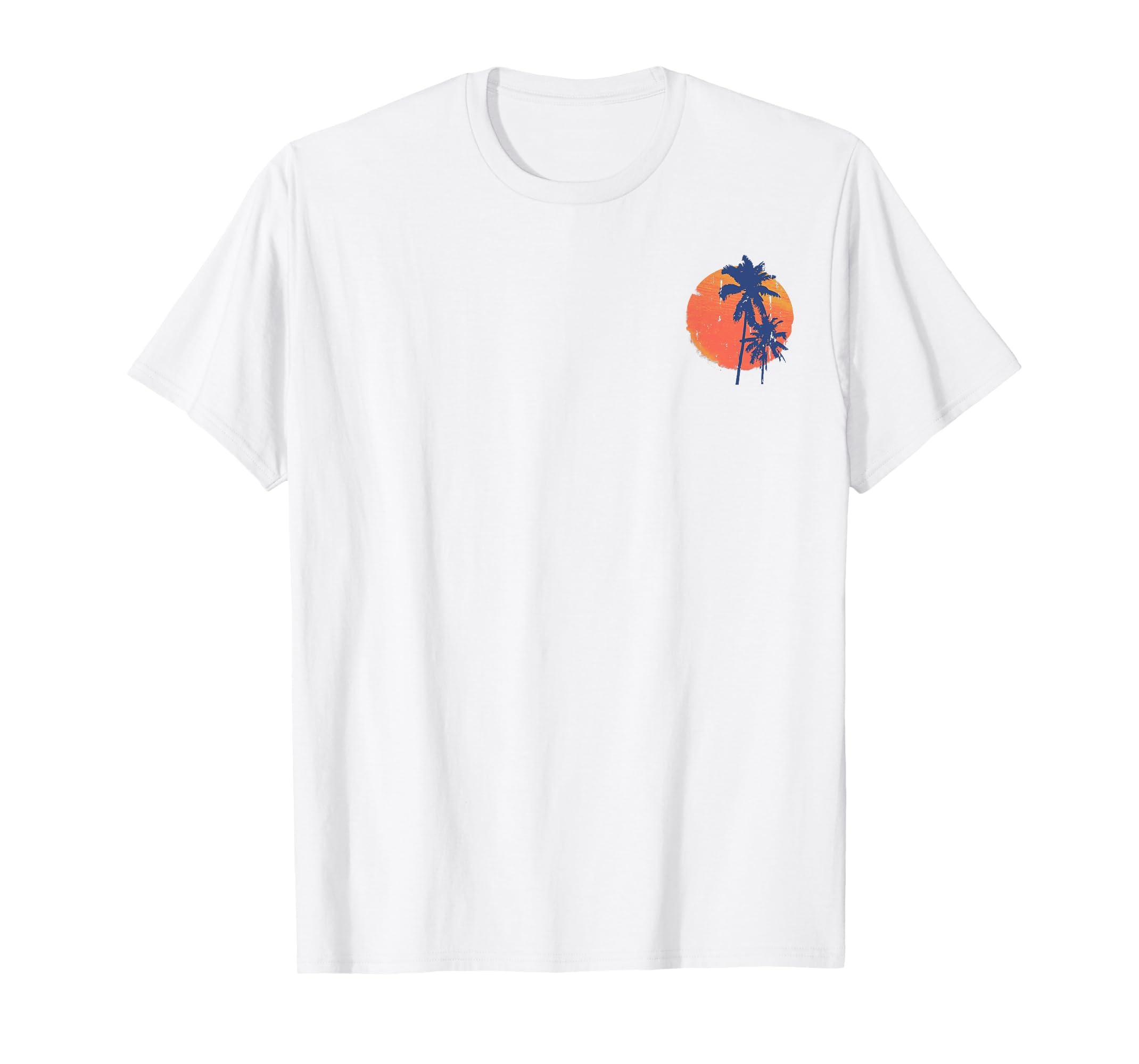 Sand Bar Happy Hour Beach Drink T-Shirt, Men, White, Large