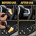 Amrules 2PCS Car Interior Detailing Brush, Auto Car Detailing Brush Dusting Brush, Soft Bristles Car Interior Cleaning Tool for Dashboard Interior, Exterior, Skylight, Leather, Dust Brush, Brown