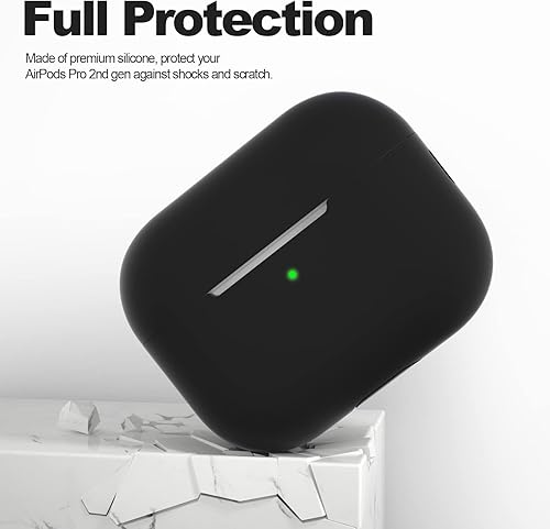 Miniatura 5 de ATUAT Funda para AirPods Pro de 2 generación (2022), accesorios de protección de silicona suave para hombres, mujeres, niños y niñas, para Apple