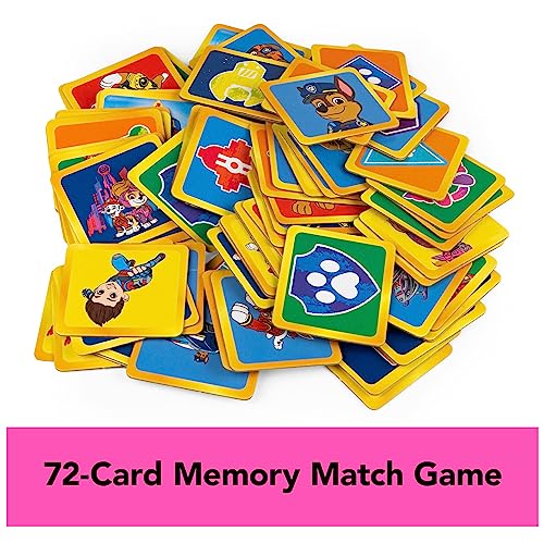 Paw Patrol: The Movie, 4-Game Adventure City Pack Memory Match, Pop-Up, Wooden Dominoes, & Lookout Games, Paw Patrol Toys For Kids Ages 4 And Up #TOP4
