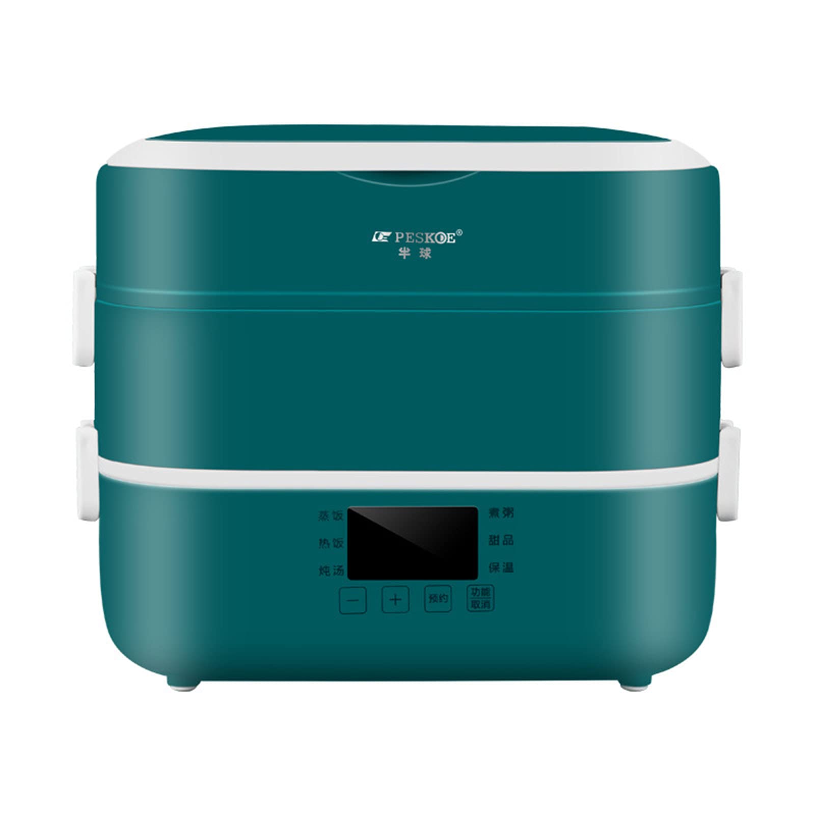 Fiambrera Bento Caja Bento Contenedor Cajas Bento con Compartimentos Hombres Adultos Adultos A Prueba De Fugas Calefacción Eléctrica Termo Aislado Térmico Acero Inoxidable Temporización De Doble Capa