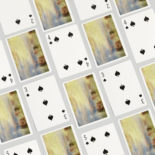 Baraja de cartas Póker 52 naipes tamaño póker miniatura 4