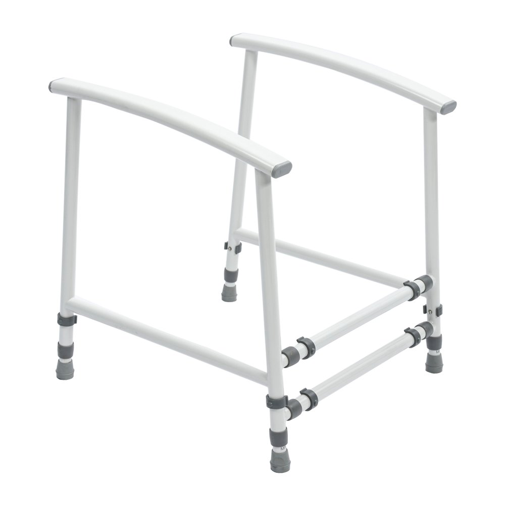 NRS Children's Toilet Frame - Height Adjustable - Steel/Rubber - 76kg Max Weight