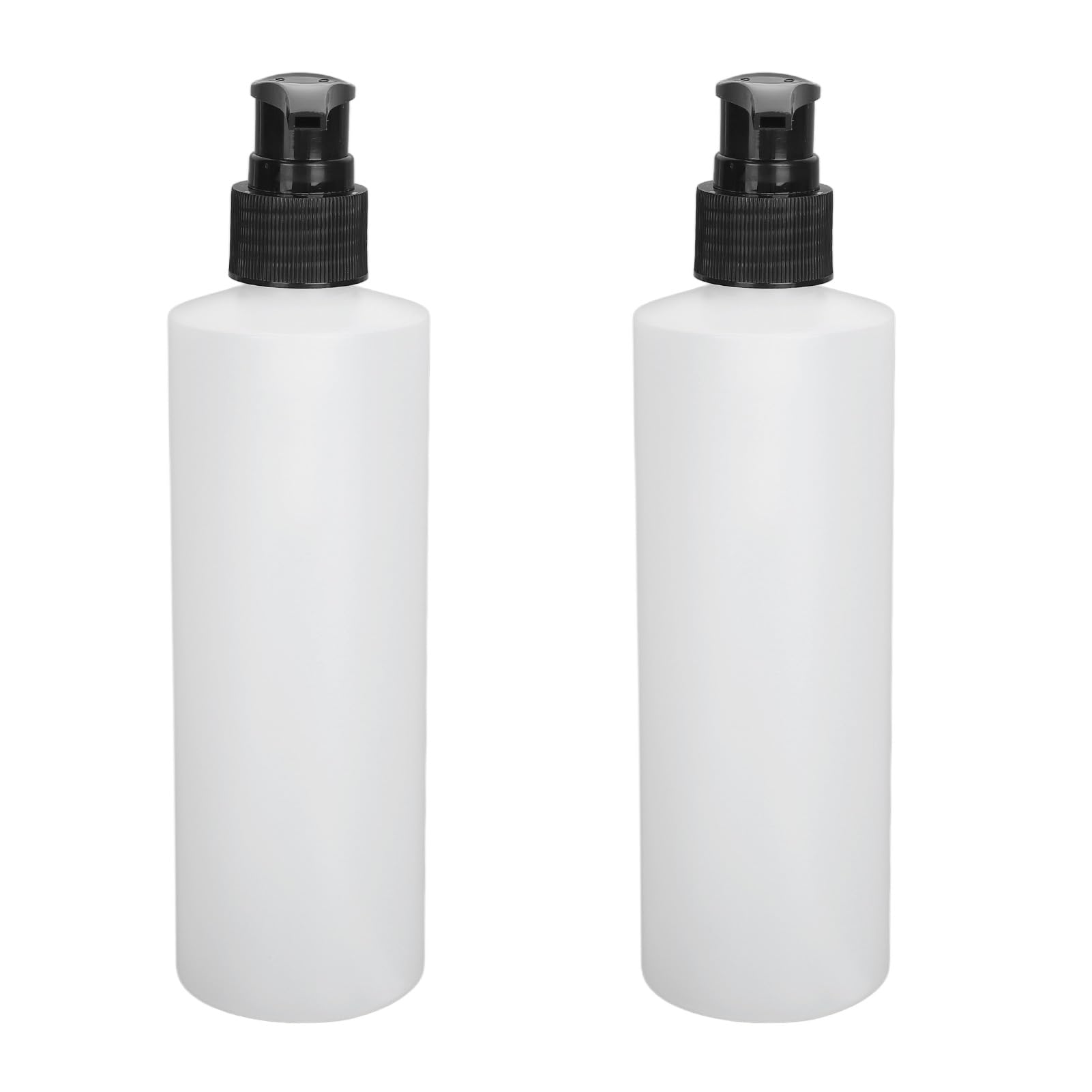 Denash Dispenser con Pompa Scalda Olio per Massaggi, Accessorio di Ricambio Bottiglia Dispenser con Pompa Scalda Olio per Massaggi Bianca 2 Pezzi 250 Ml Riutilizzabile per Lozione