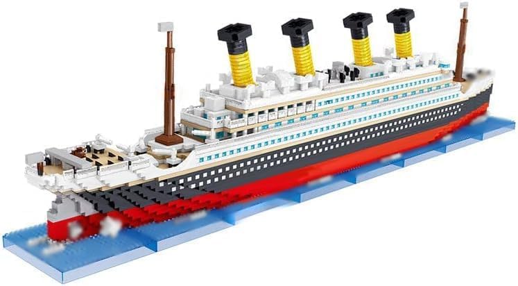 Titanic Model Building Block Set, 4404Pcs Cruise ship Titanic Boat Model Building Kit Not Compatible with Creator Expert 10294 - Image 4