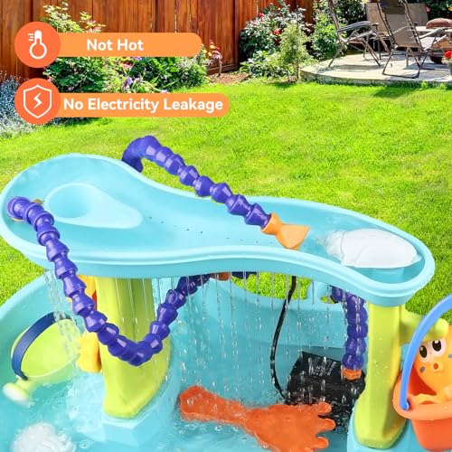 Water Table Pump,10 FT Long Power Cord Water Pump for Step 2 Water Table, Outdoor Water Table Accessories Toys for Kids - Thumbnail 6