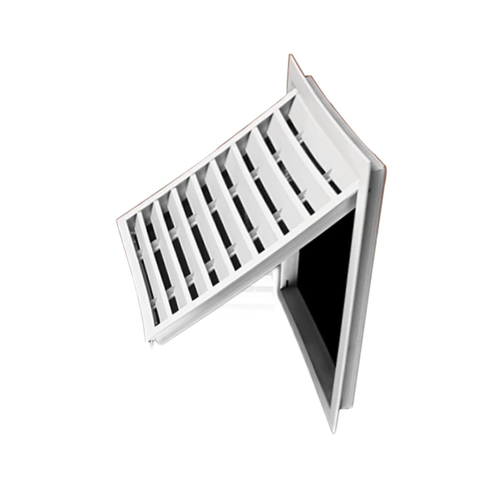 Panneau d'aeration a persiennes en aluminium pour cloison seche