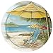 Thirstystone Stoneware Coaster Set, Beach Chair with Umbrella