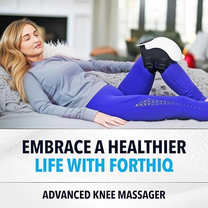 Image of Full Body Wireless Neck Massager with Heat Vibrating Machine with Bluetooth Music Rechargeable for Knee Pain