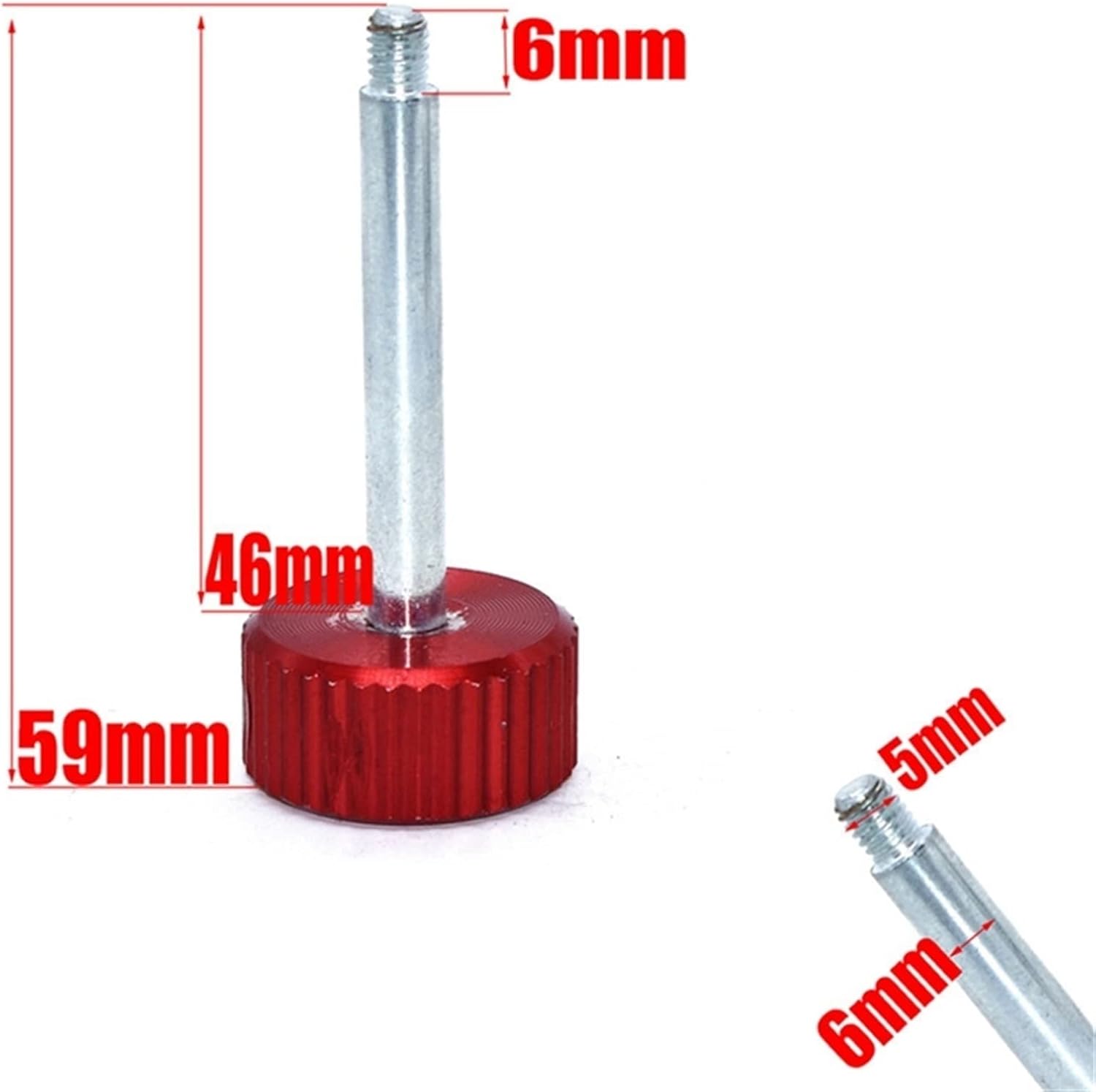 Folding Part Fit for 10 Inch Electric Scooter 5MM Folding Lock Electric Skateboards Folding Card Buckle Accessories,Bolt