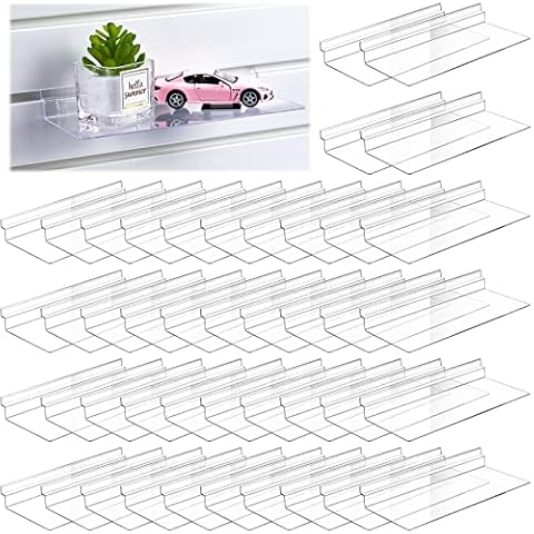 Maitys 45 Pack Slatwall Shoe Shelves Cover