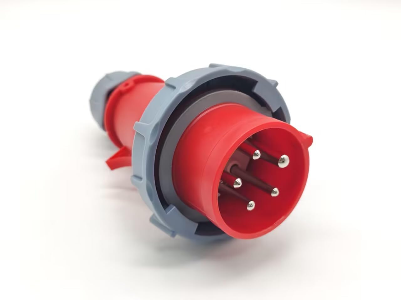 Waterproof Industrial Connector Plug 5Pin 16A-6H 380V-415V 3P+E+N IP67