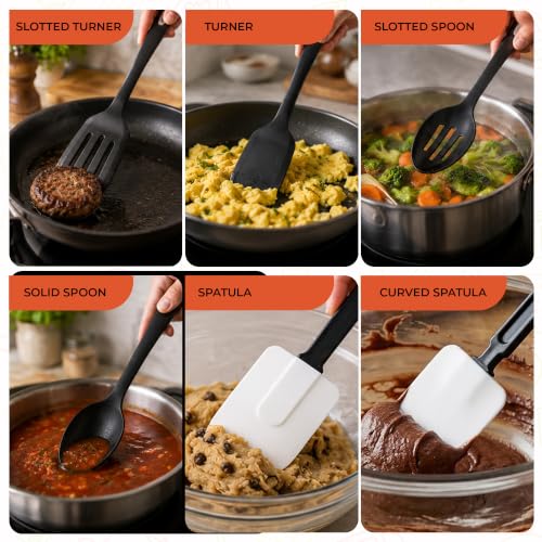 Farberware Classic 17-Piece Kitchen Tool & Gadget Set - Nonstick Utensils for Cooking, Baking & Food Prep with Measuring Cups & Spoons, Dishwasher Safe, Heat Resistant, Ideal for Everyday Use - image 3