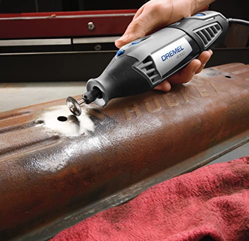 Image of Dremel 4000-6 /50-FF High Performance Rotary Tool Kit with Flex Shaft- 6 Attachments & 50 Accessories- Grinder, Sander, Polisher, Engraver- Perfect For Routing, Cutting, Wood Carving, Polishing