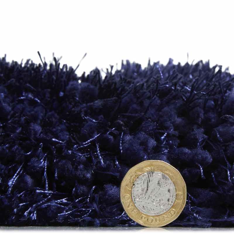 Image of Shaggy Rugs 3 X 5 FEET Soft and Cozy Carpet for Living Room & Hall, Bedroom, and Kids Room Non-Slip, High Pile, Machine Washable, Perfect for Any Room (Blue)