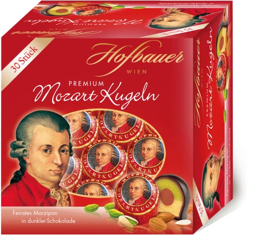 Hofbauer Wien Mozartkugeln Zartbitter Box 600g (30 Stk.)