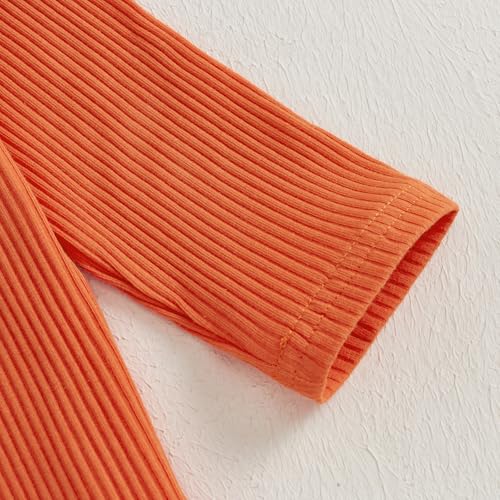 My First Halloween Thanksgiving Baby Girl Outfit Newborn Romper And Corduroy Skirt Pumpkin Dress Outfits4