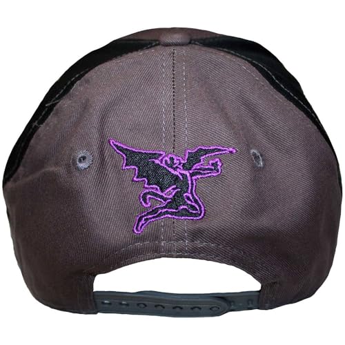 Black Sabbath Baseball Cap Classic Wavy Band Logo Official 2 Tone Grey Strapback