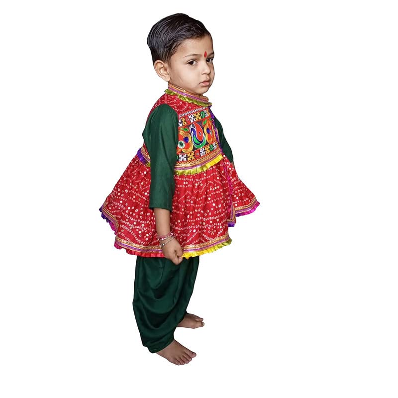 Image of Aglare Gujarati Kedia Dhoti Dress For Boys,kedia,Kurta set for boys small and adult,STITCHED Black
