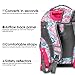 J World New York Sunrise Rolling Backpack, Blue Raspberry, One Size, 18