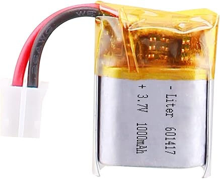 Liter energy battery 3.7V Lipo Battery 100mAh Rechargeable Lithium ion Polymer Battery 601417 with JST Connector