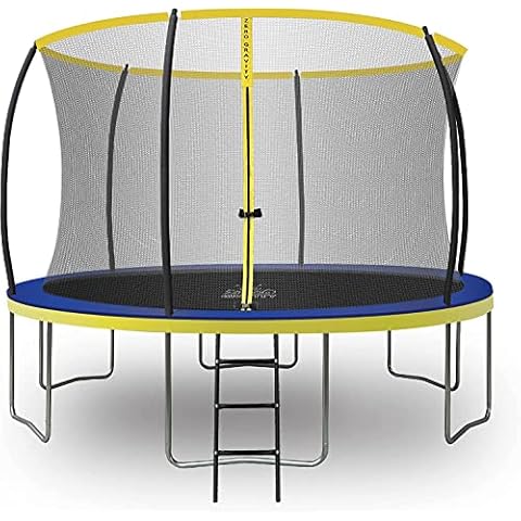 Zero Gravity Trampolin Outdoor Ø 366 cm, TÜV-geprüft - Sturmsicher in nur 5 Minuten - Gartentrampolin inkl. Netz, Abdeckung & Leiter - Aufbauvideo - Sichere Kindertrampoline seit 15 Jahren Cover