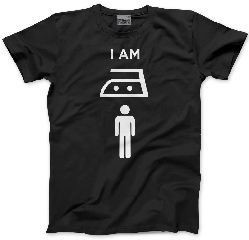 Hotscamp Men's Black I Am Iron Man Unisex T-Shirt - XX-Large