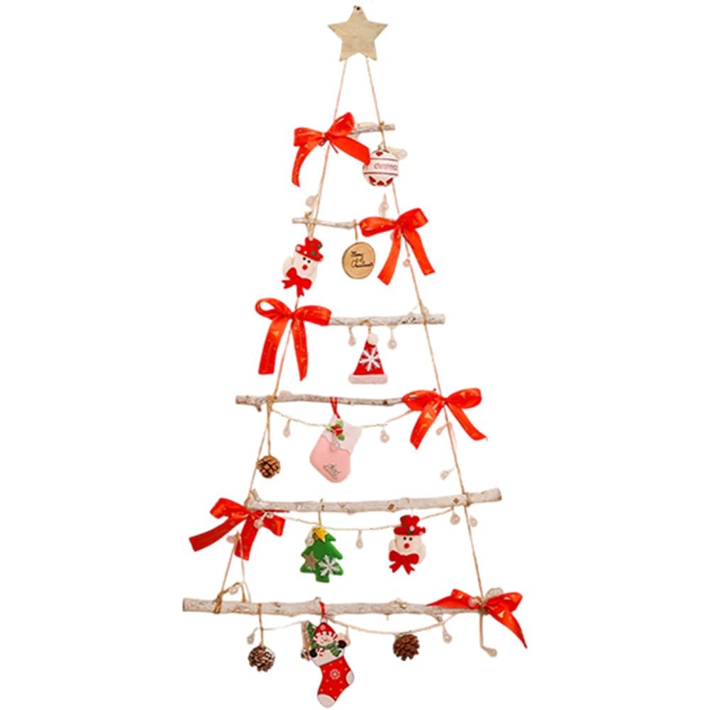 Sapin De Noël Éclairé Au Mur, Décorations De Noël, Sapin De Noël Non Tissé À Suspendre Au Mur, Fournitures De Fête De Noël