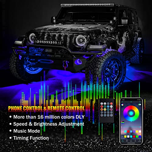 Igldipuo 15.5" Led Wheel Ring Lighting Kit Rgb With Remote And App Smart Trim Led Kit Illuminated Wheel Rim Light Kit For Car Tires 4Pcs(Suitable For 18-19 Inch Tires) #TOP4