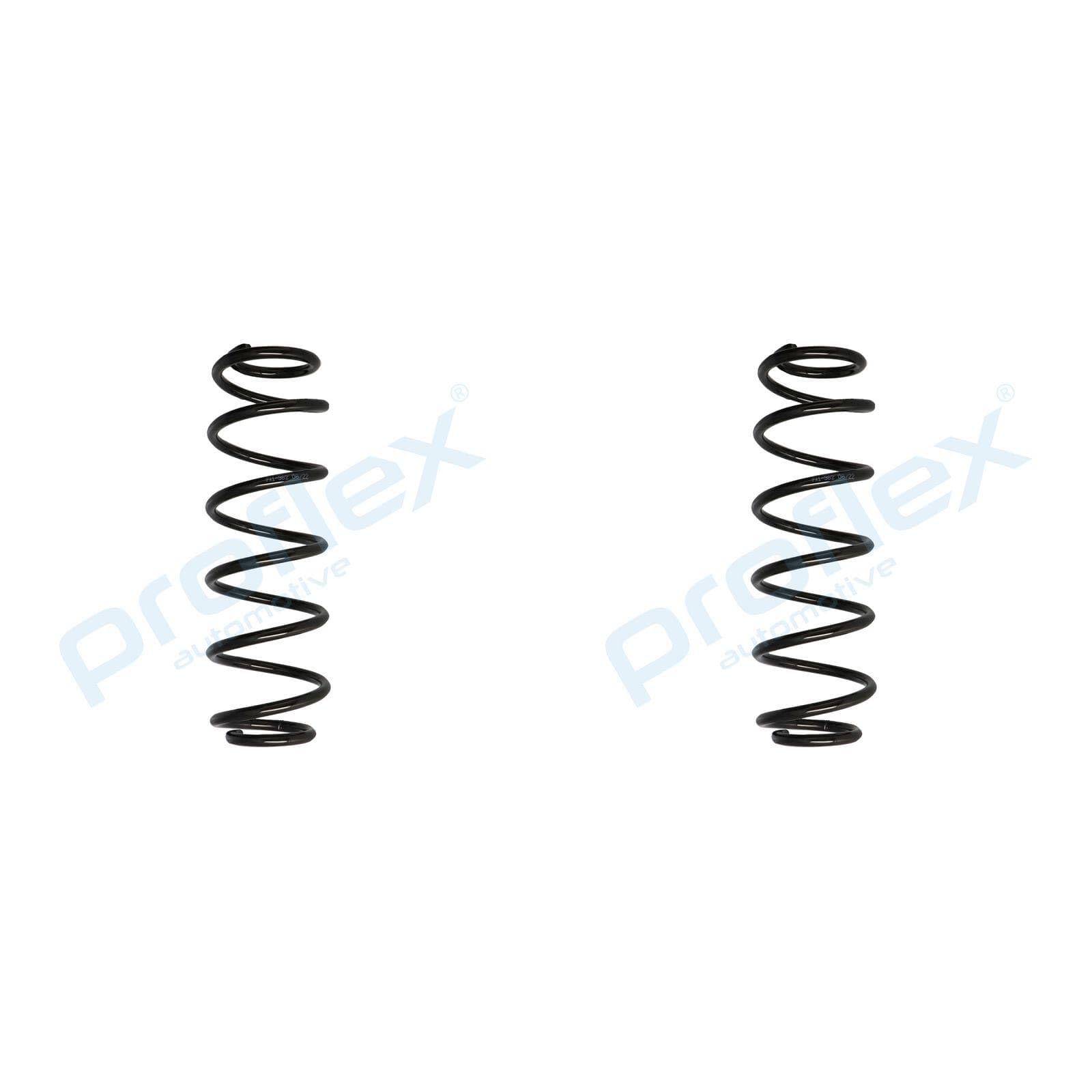 2X Proflex Fahrwerksfedern hinten | 2x PX1-0962 Kompatibel mit Civic Viii Hatchback (fn, Fk)
